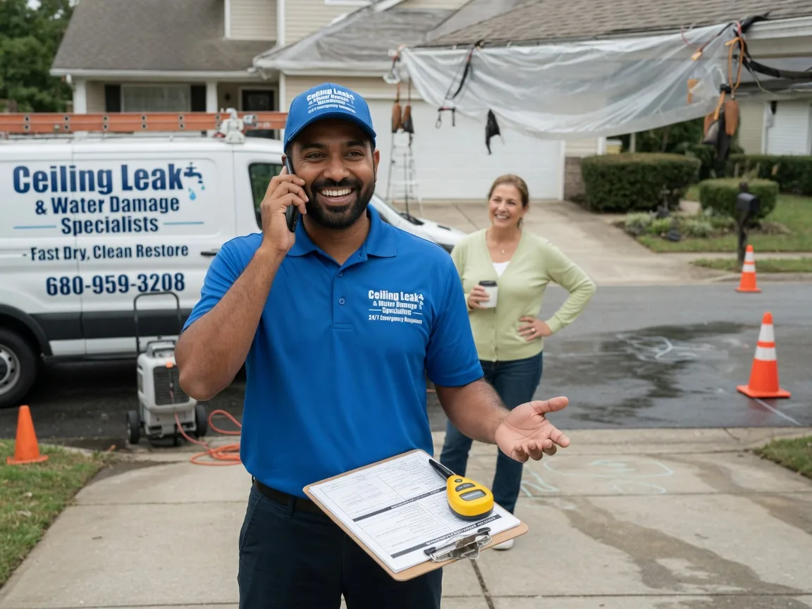Ceiling Leak Cleanup Rancho Santa Fe, CA FAQs
